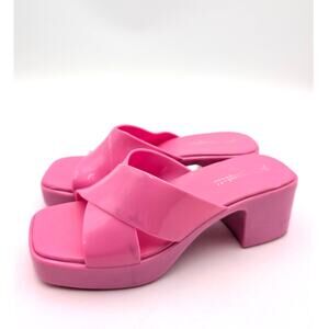 Jeffrey Campbell Bubblegum Platform Heel Sandal Women's Pink Size US7 EU38